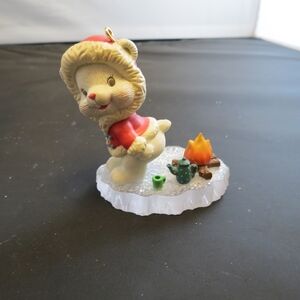 Trim A Home Polar Bear Ornament with Red and White Accents